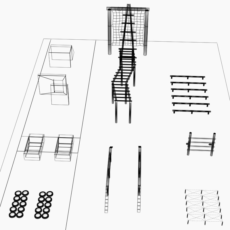 Фотографии Армейская полоса препятствий