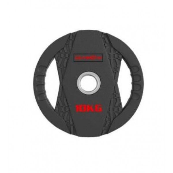 Фото Диск олимпийский обрезиненный  UG2005С с двумя хватами  в ассортименте 25 кг
