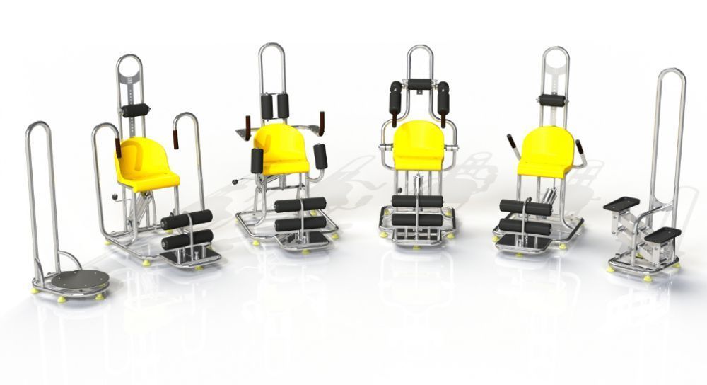 Акватренажер гидравлический "Жим вниз - тяга вверх"