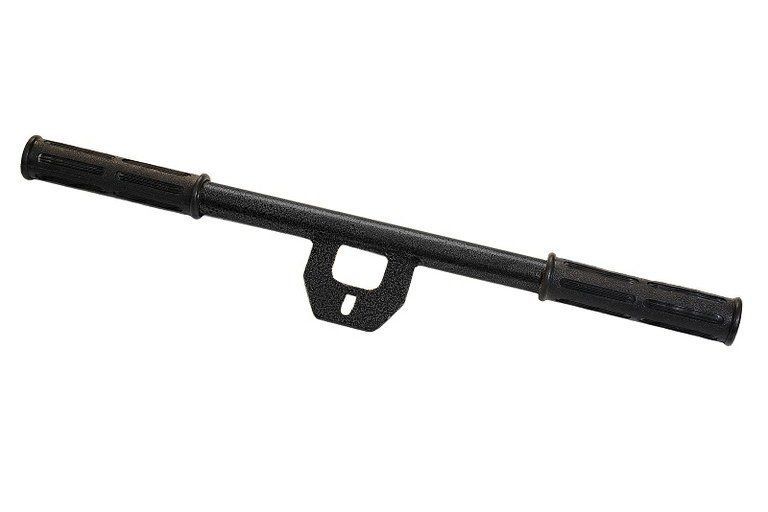 Фото Ручка для тяги прямая крашенная, короткая с обрезиненными наконечниками Iron King IK 903 sp