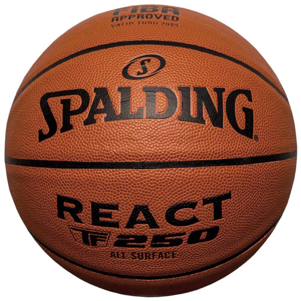 Фото Мяч баскетбольный Spalding TF-250 React 76968z, размер 6, FIBA Approved