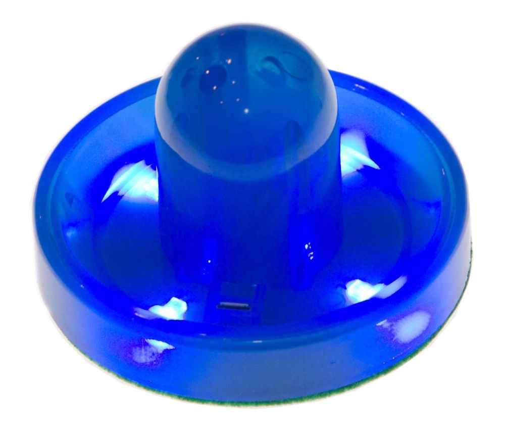 Фото Бита для аэрохоккея LED "Neon - X" (синяя) D96 mm