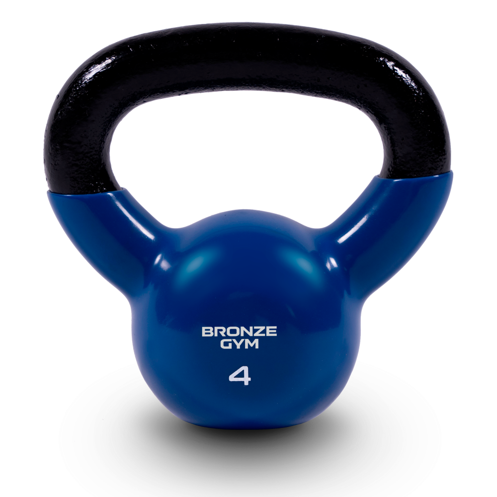 Фото Гиря BRONZE GYM в виниловой оболочке 4 кг