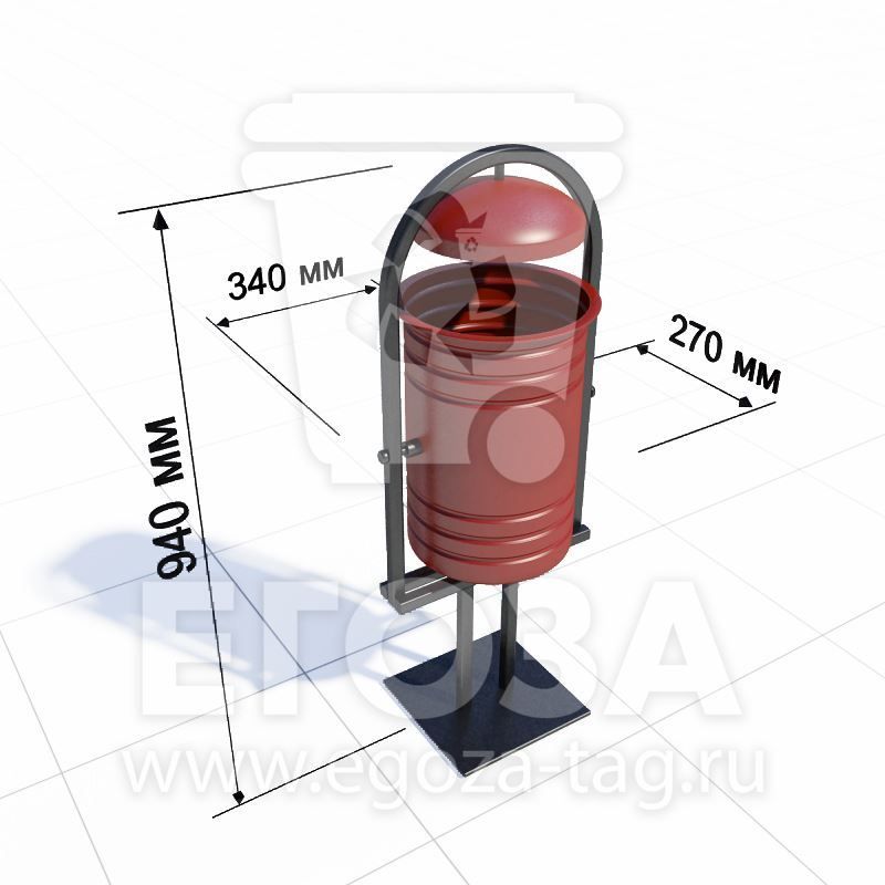 Фото Урна "Городская (20л)" 5212
