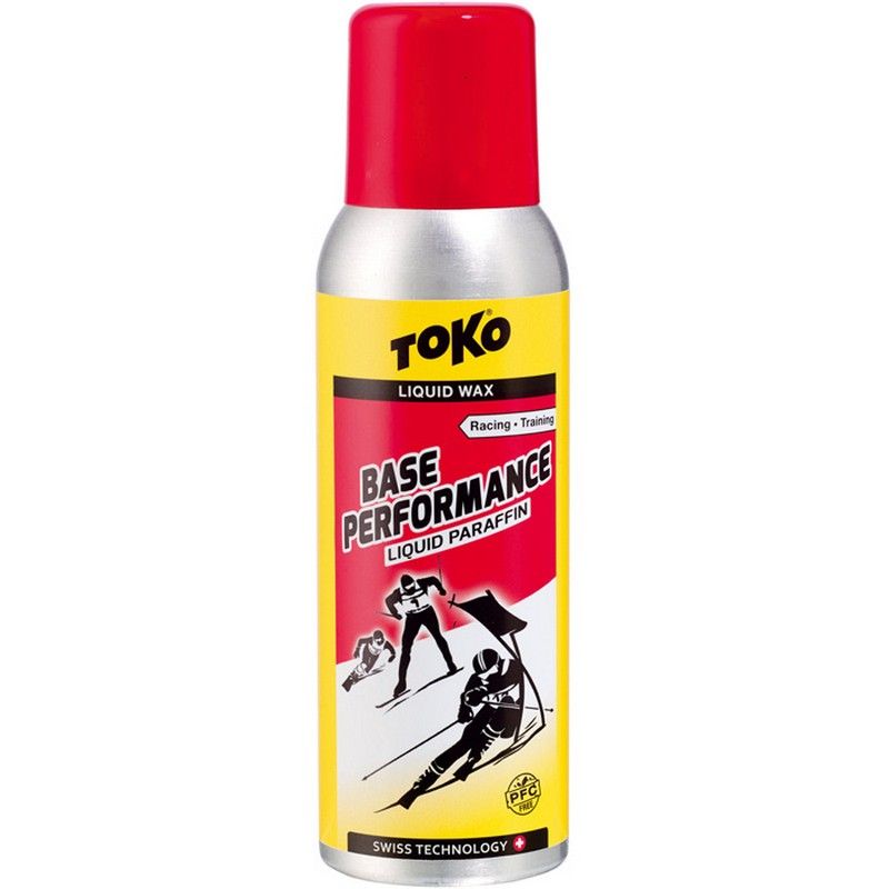Фотографии Экспресс смазка TOKO Base Performance Liquid Paraffin Red (-4°С -12°С) 100 ml.