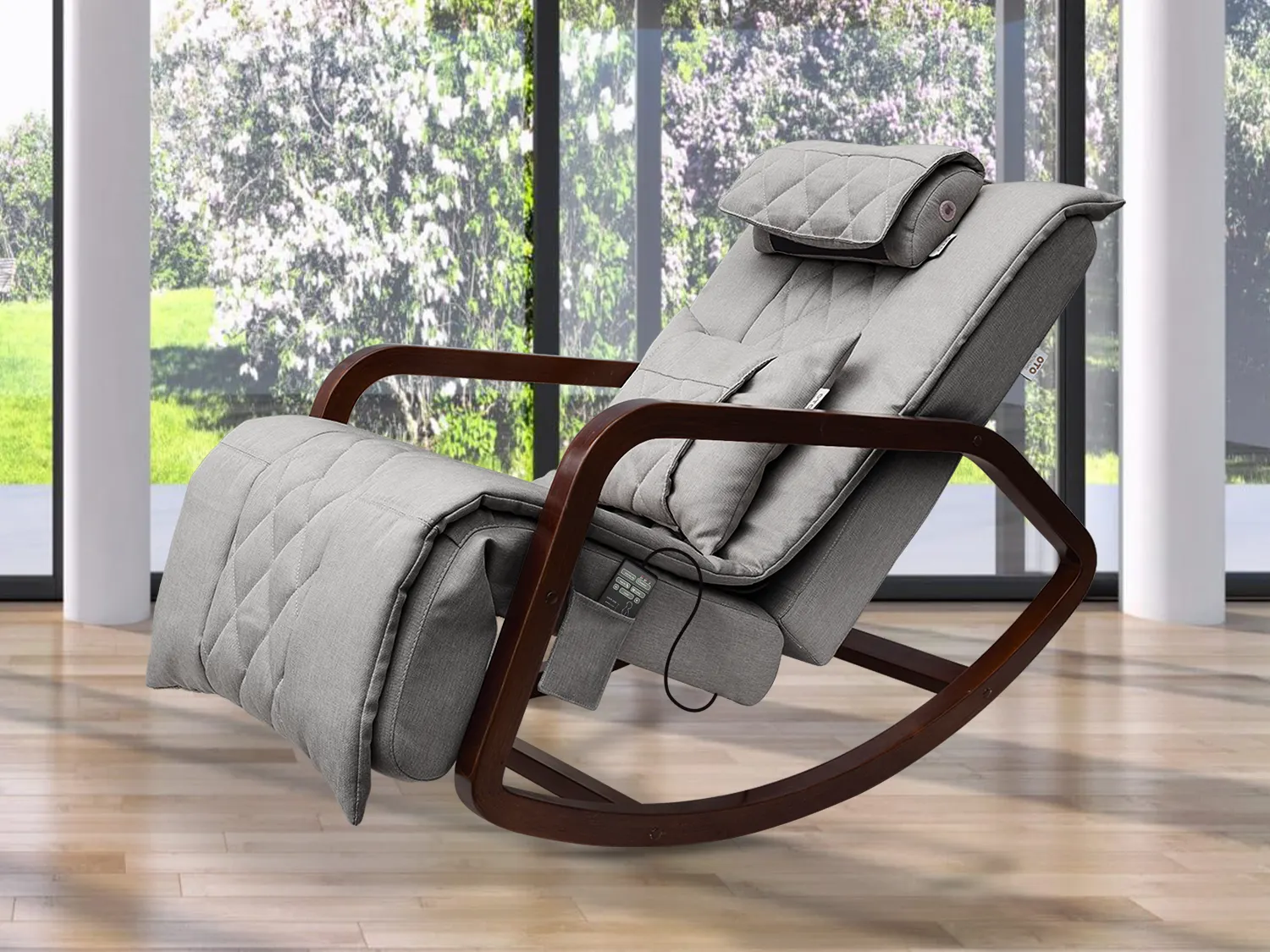 Массажное кресло качалка OTO Grand Life OT2007 Серый (TONY13)