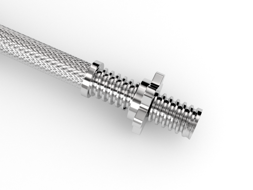 Гриф гантельный UNIX Fit 41 см / 25 мм хромированный