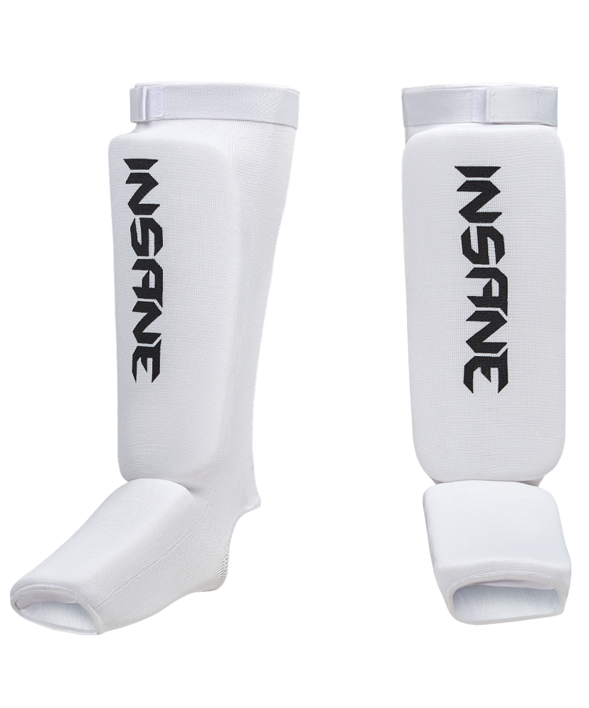 Защита голень-стопа PROTEGAT, полиэстер/спандекс, белый