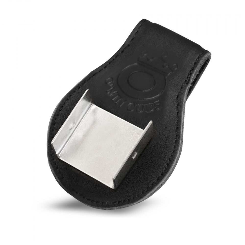 Фотографии Держатель для мела кожаный открытый черный