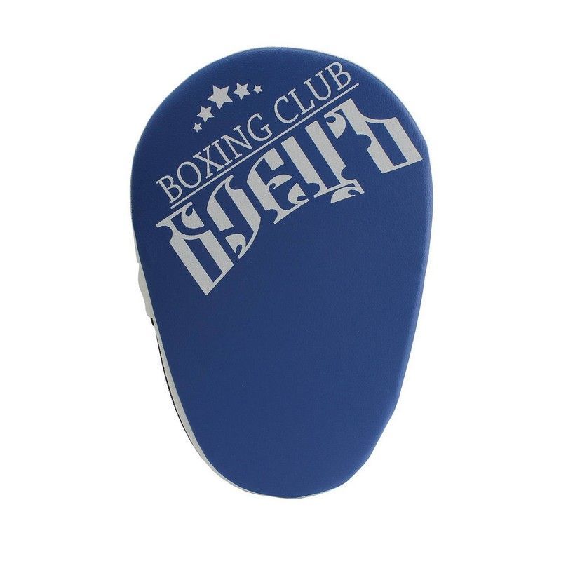 Фотографии Лапы боксерские прямые Боецъ 211 сине-белые