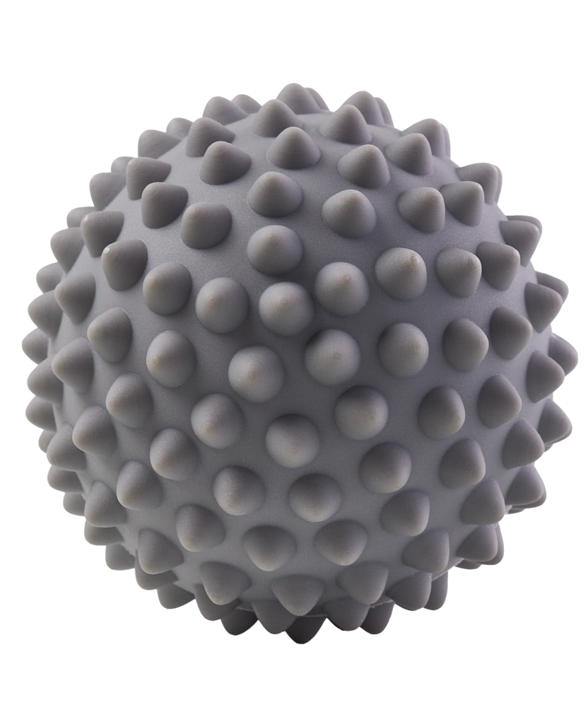 Фото Мяч для МФР RB-201, 9 см, поливинилхлорид, массажный, серый