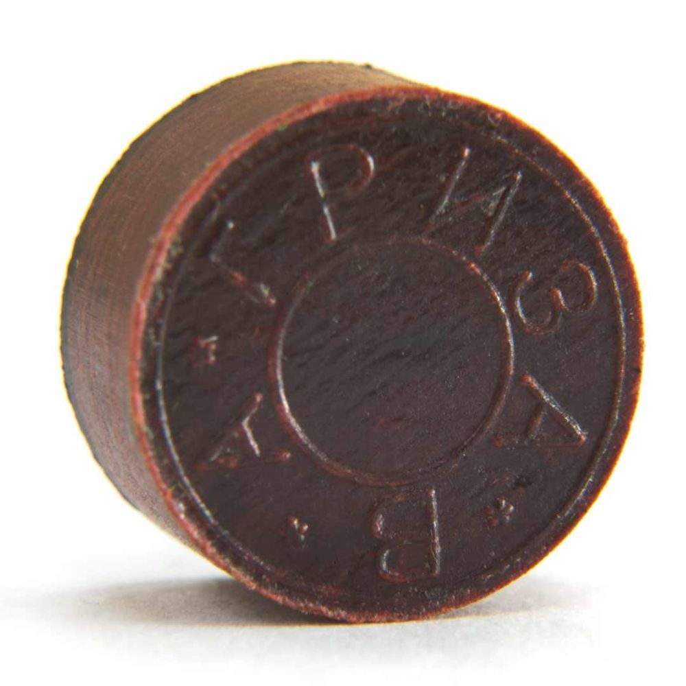 Фотографии Наклейка для кия "Гриза 2" (H) красная 13,5 мм