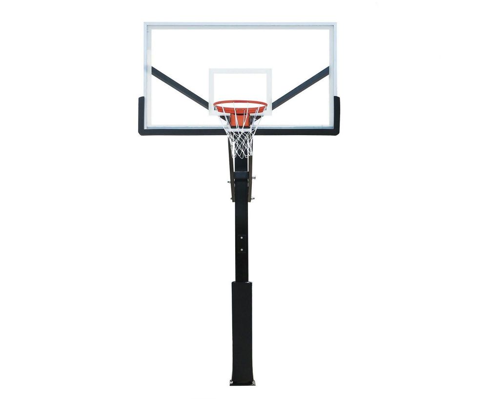 Фото Баскетбольная стационарная стойка DFC ING72GU 180x105см стекло 10мм (Пять коробов).