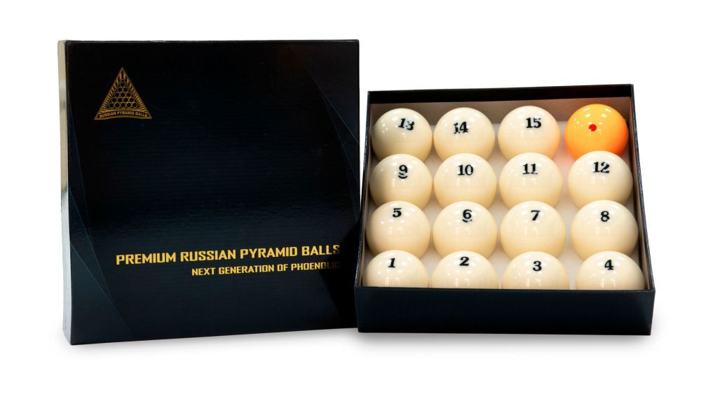 Фотографии Комплект бильярдных шаров для бильярда 68 мм "Premium F8"