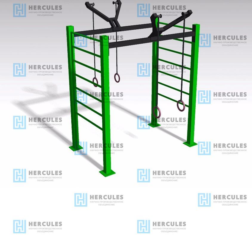 Фото Миникомплекс для воркаута с кольцами