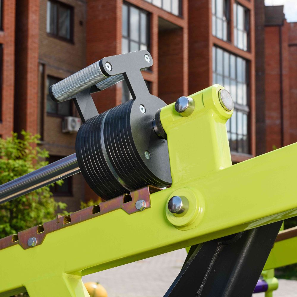 Фотографии Уличный тренажер Жим лежа с переменной нагрузкой