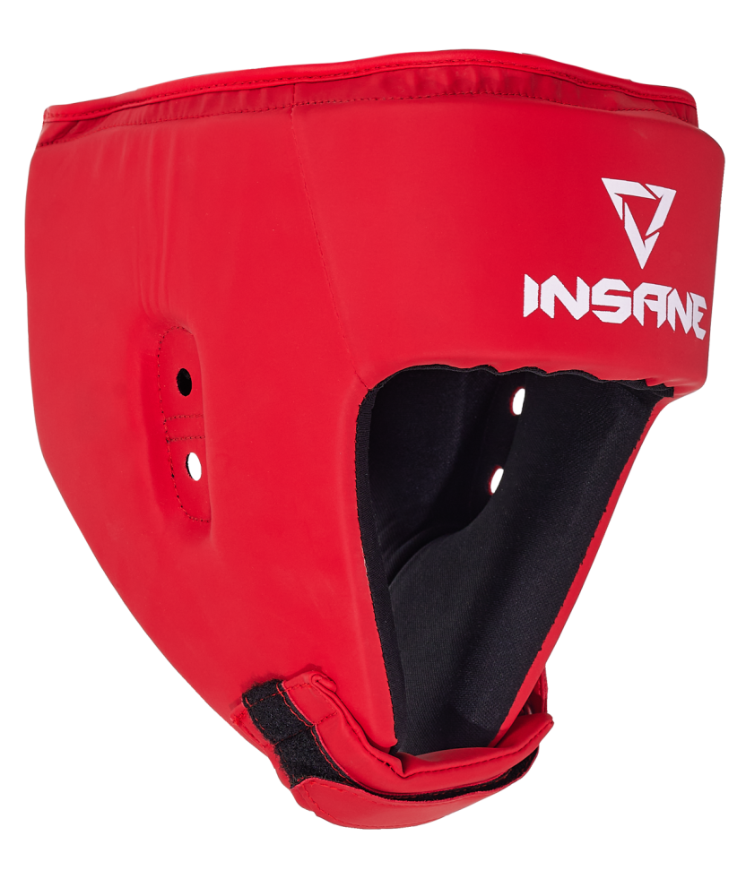 Шлем открытый взрослый AURUM, ПУ, красный