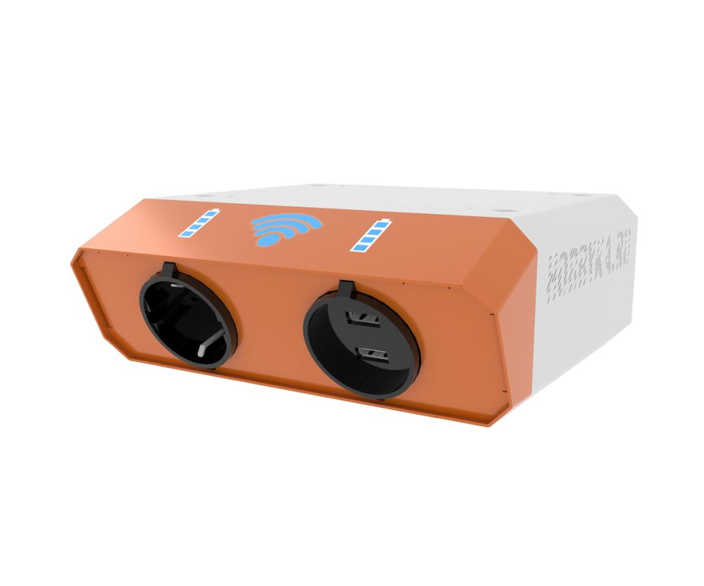 Фотографии Зарядное устройство и точка доступа Wi-Fi «Валли» 2xUSB и 1x220V