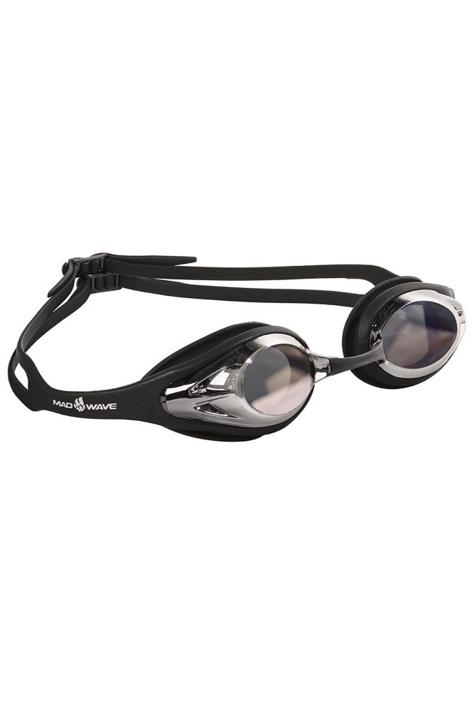 Фото Очки для плавания Mad Wave Alligator Mirror M0427 14 0 01W черный