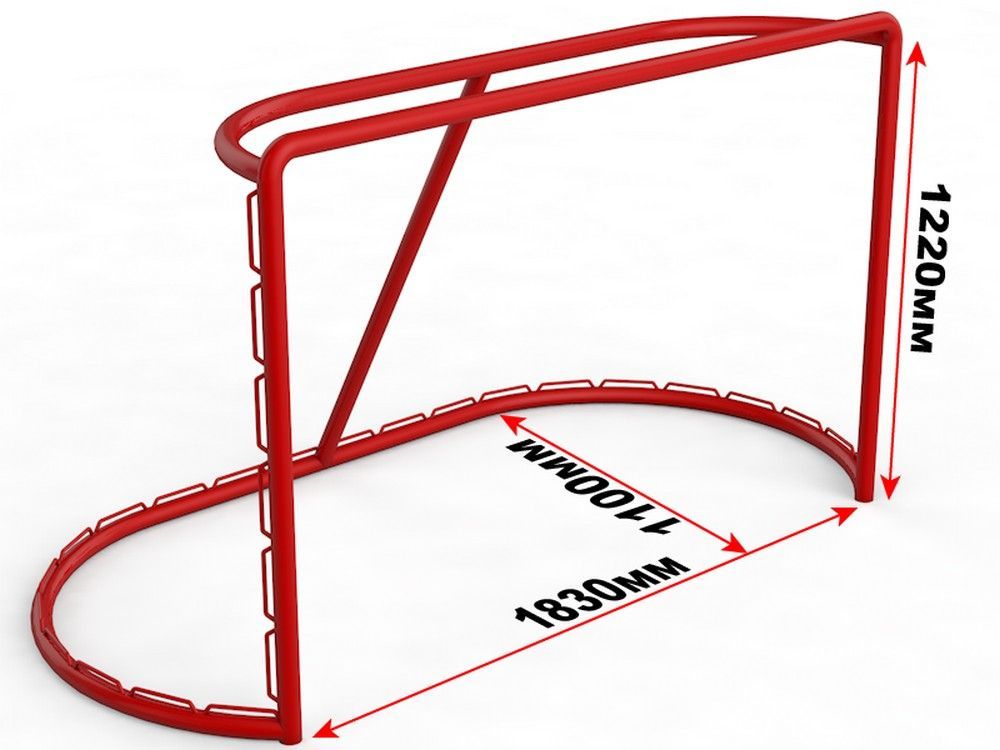 Фотографии Ворота хоккейные професcиональные (крепление под фиксаторы)  Pioner A13764