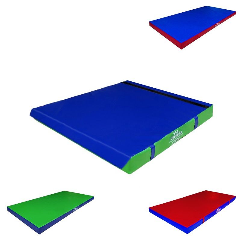 Фотографии Мат гимнастический 100x100x5см винилискожа-велькро (холлослеп/холлофайбер)  Pioner A10697