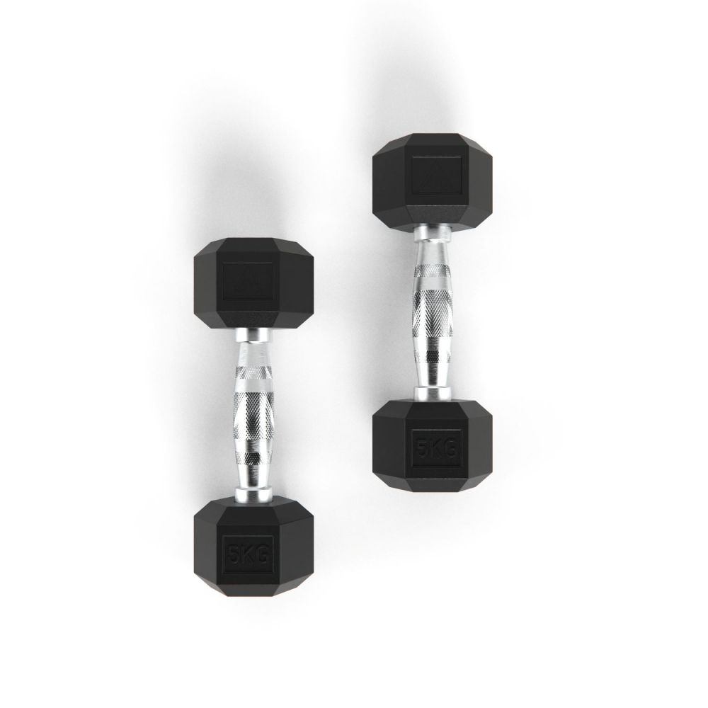 Гантели DFC гексаг.обрез. 5кг (пара) DB001-5
