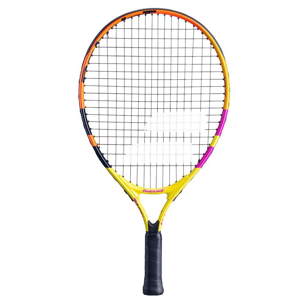 Фотографии Ракетка для большого тенниса детская Babolat Nadal 19 Gr0000, 140454, для 4-6 лет, алюминий,со струнами,черно-желтый