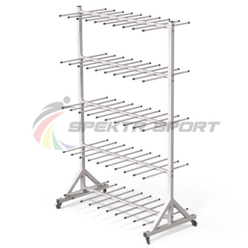 Фото Стеллаж для хранения коньков на 50 пар Pioner A14315