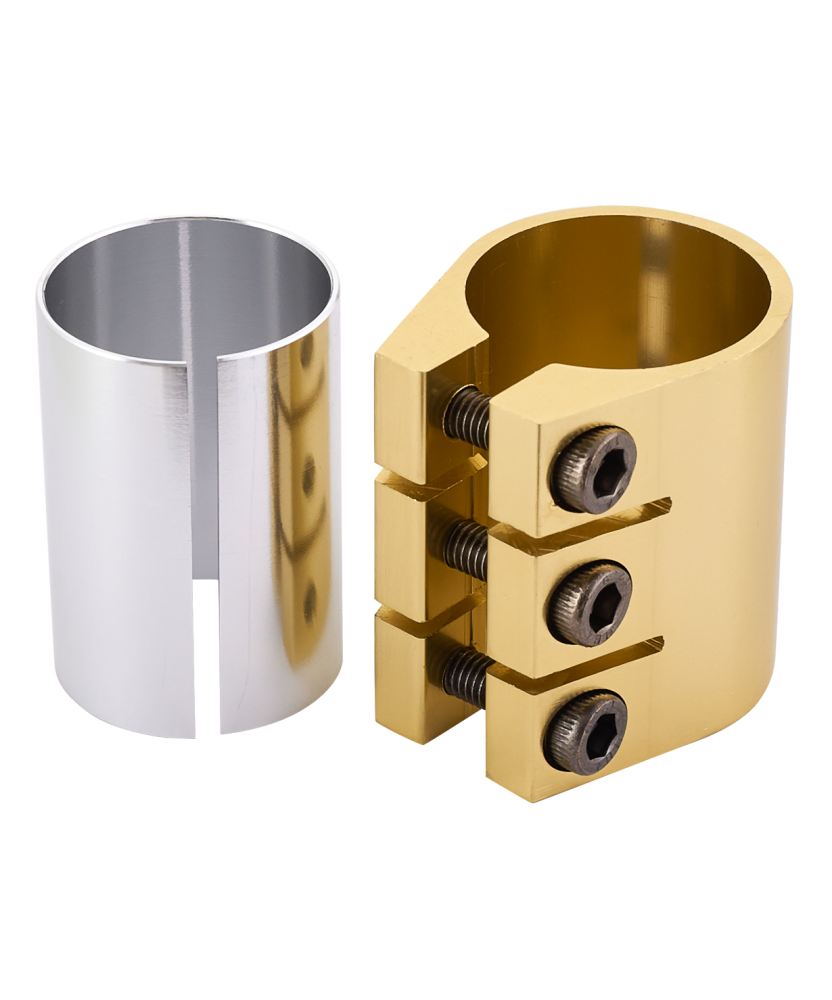 Фотографии Зажим для трюкового самоката Be-3 Gold