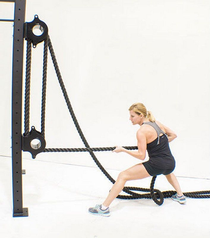 Канатный тренажер Stecter Двойная бочка 2036