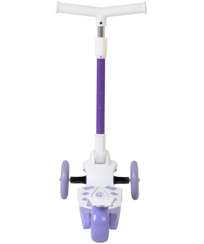 Фотографии Самокат 3-колесный 3D Robin, 120/90 мм, белый