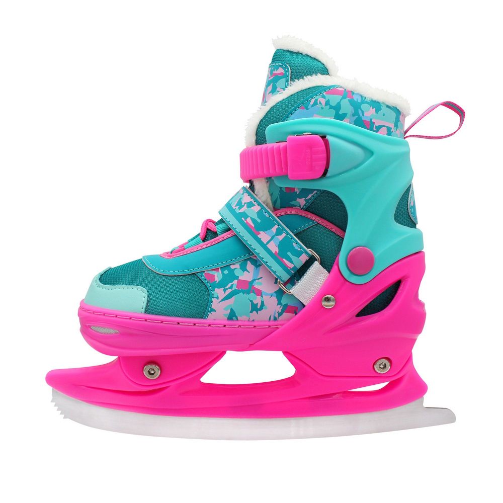 Фотографии Раздвижные коньки RGX с мехом Crispy Pink