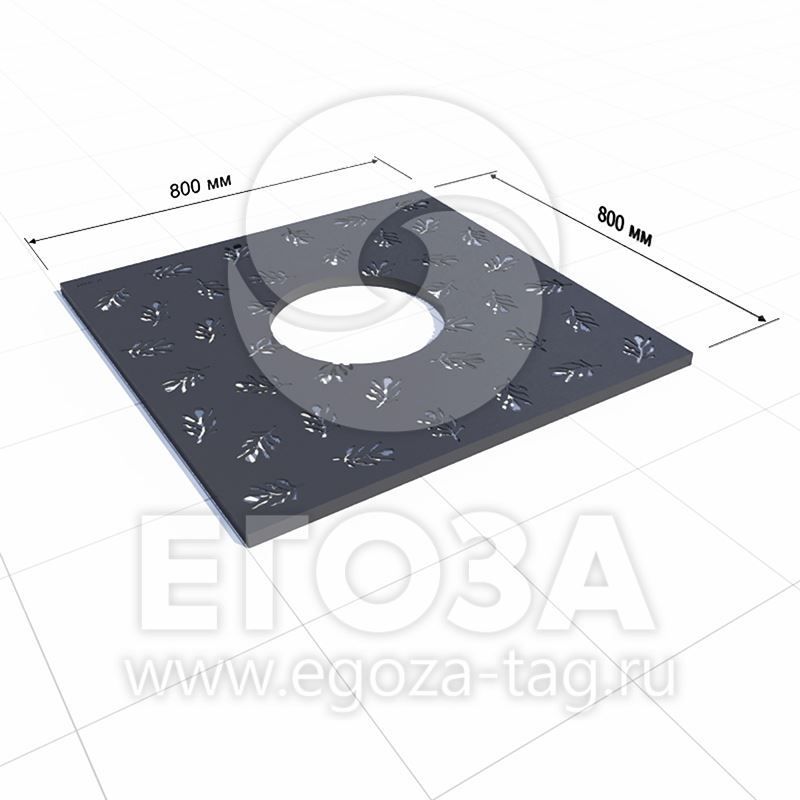 Фото Приствольная решетка «Листики» 6113