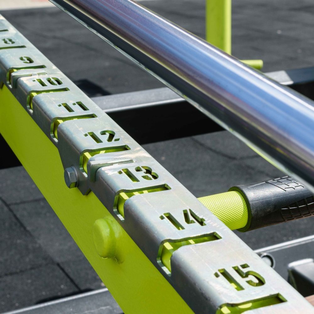 Фотографии Уличный тренажер Жим лежа с переменной нагрузкой