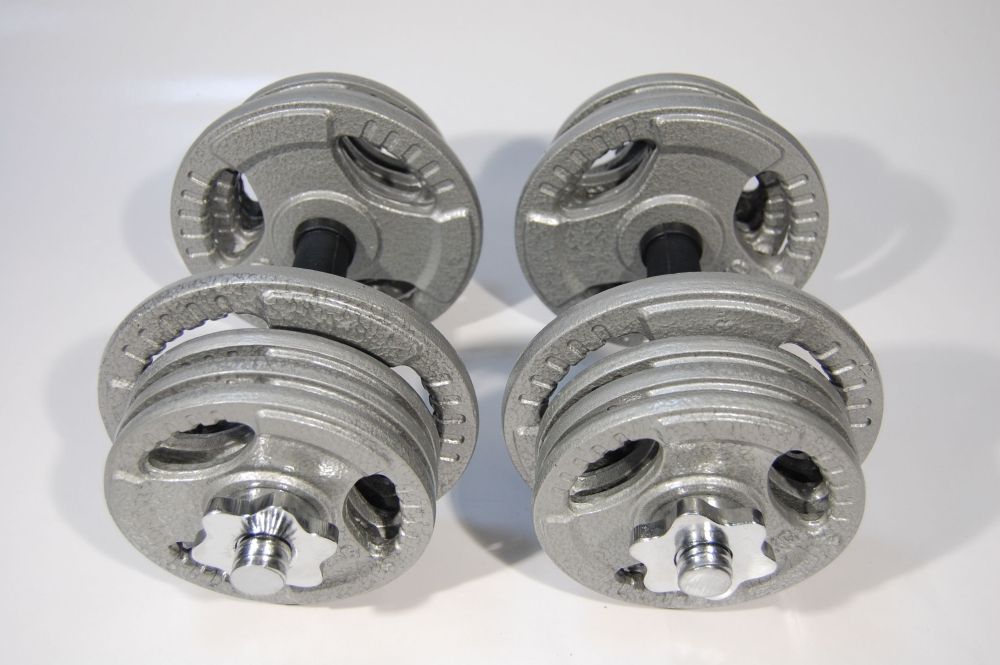 Фото Набор гантелей металлических Хаммертон Atlas Sport 2x14 кг