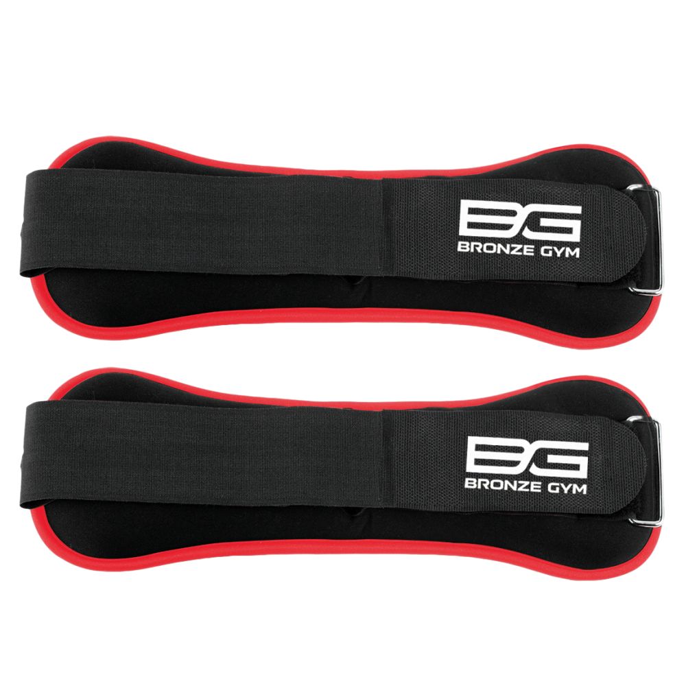 Фото Утяжелители для ног и рук BRONZE GYM, 2кг (1кг х 2), пара.