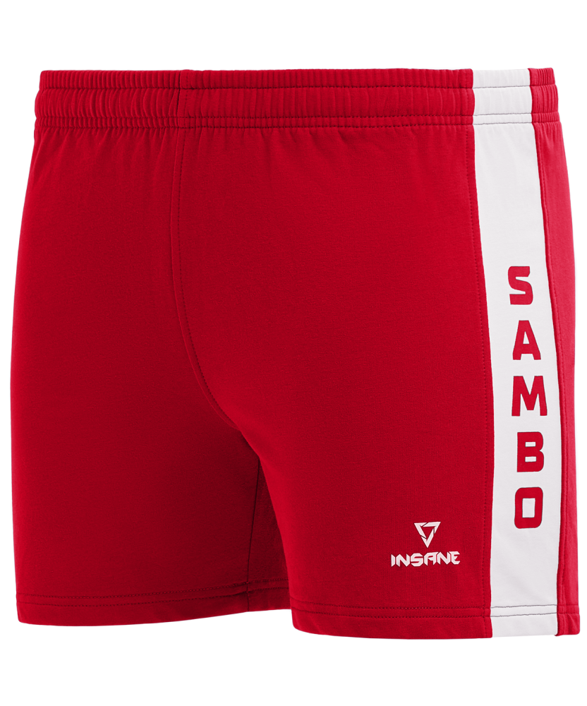 Фото Шорты для самбо START, хлопок, красный, детский