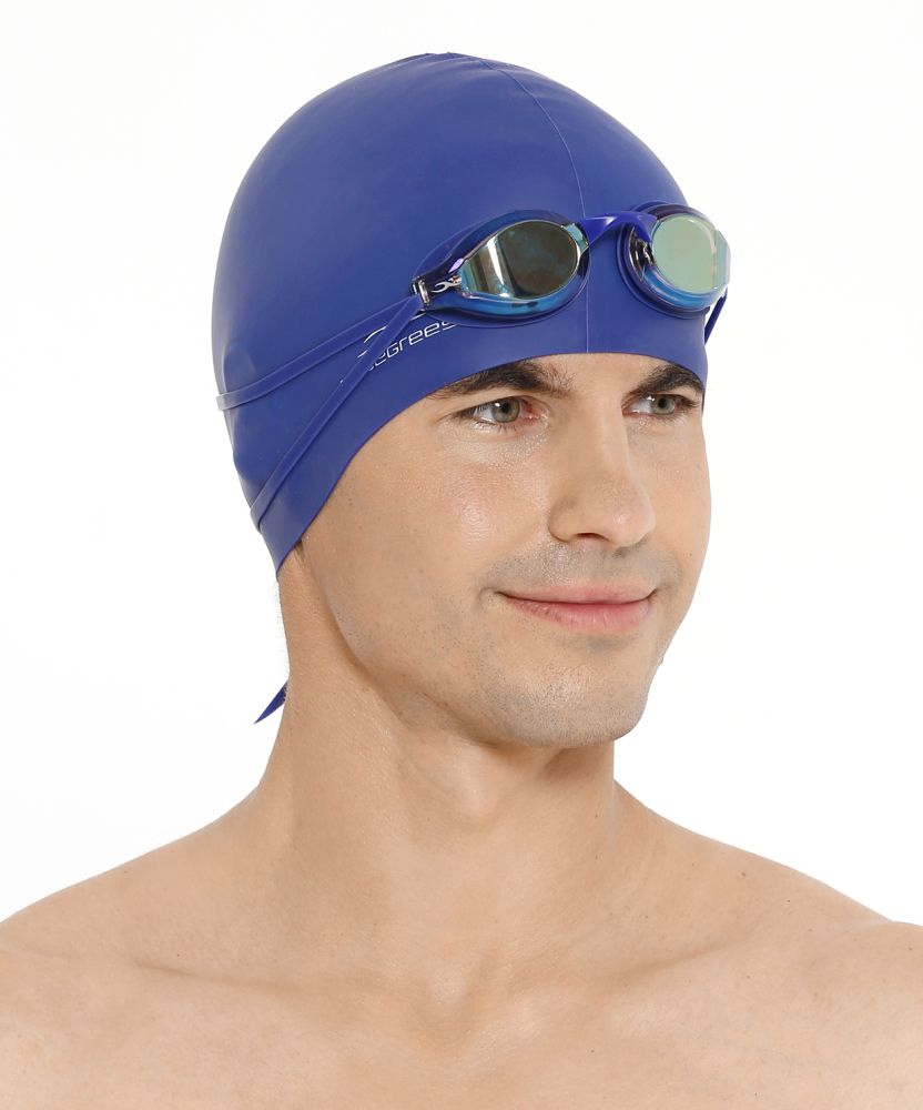 Фотографии Шапочка для плавания Nuance Navy, силикон