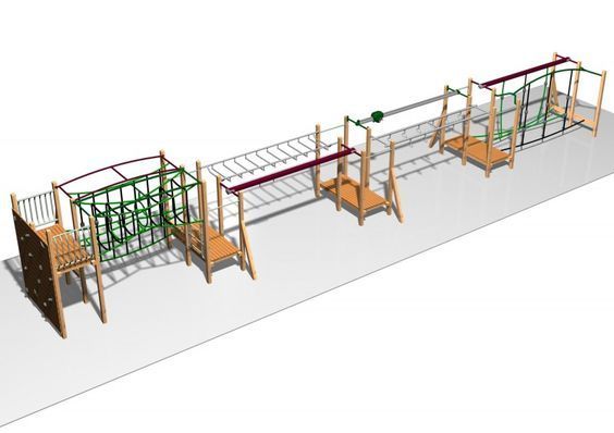 Фото Полоса препятствий для общественных парков Альфа