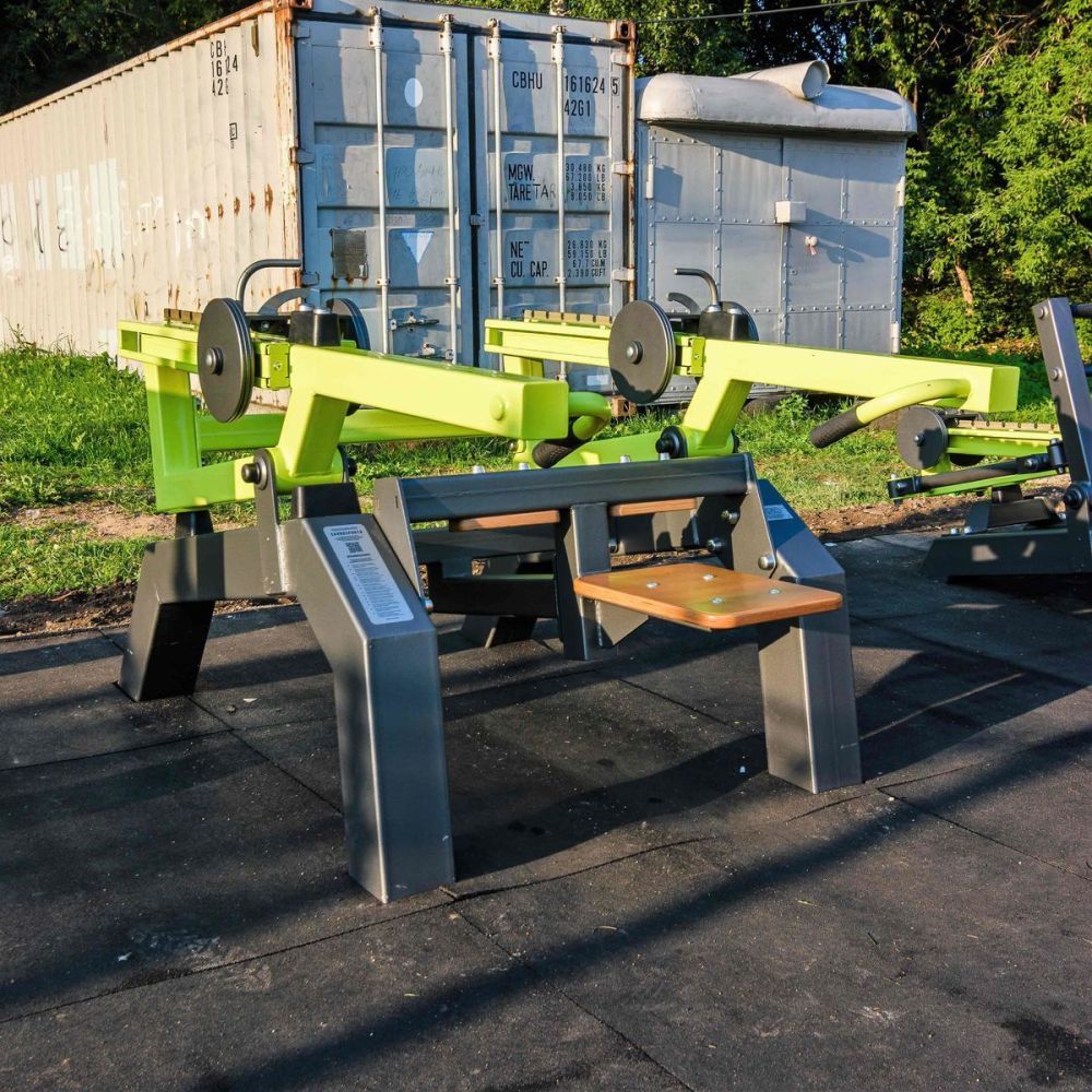 Фотографии Уличный тренажер Трицепс-машина (имитация отжиманий) с переменной нагрузкой