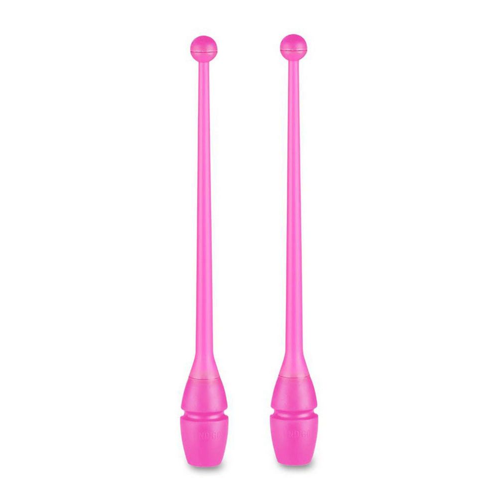 Фотографии Булавы для художественной гимнастики Indigo 36 см, пластик, каучук, 2шт IN017-P розовый