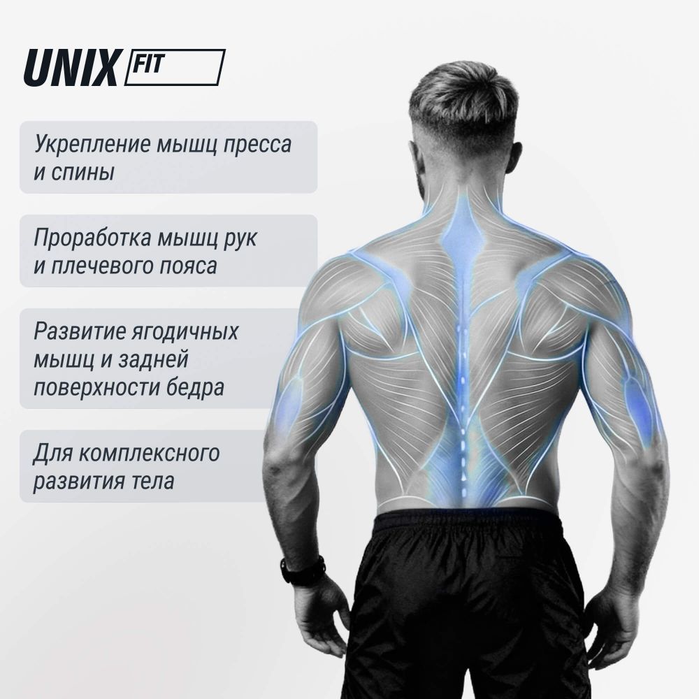 Скамья для пресса UNIX Fit для подъема корпуса / Sit-up 140