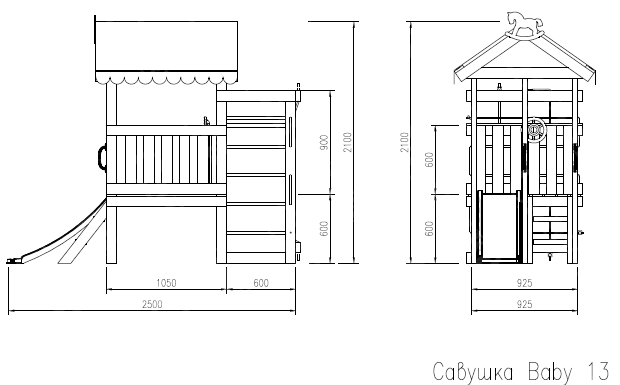 Фотографии Игровой комплекс "Савушка Baby - 13"