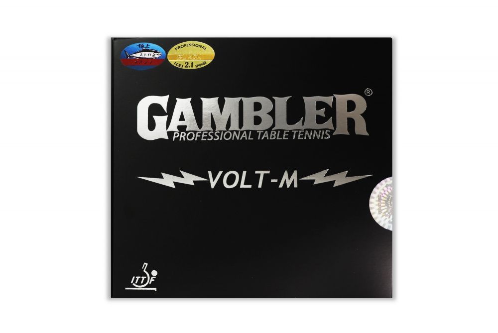 Фотографии Накладка для ракетки GAMBLER VOLT M 2.1MM BLACK