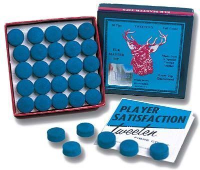 Фотографии Коробка наклеек для кия "Elk Master"12,5 мм (50 шт)