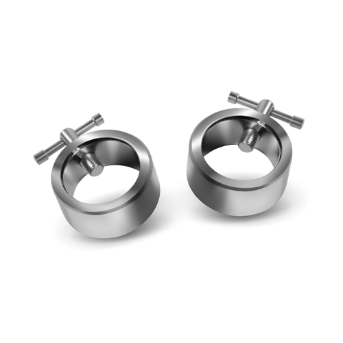 Фото Замки олимпийские BRONZE GYM металлические (пара)