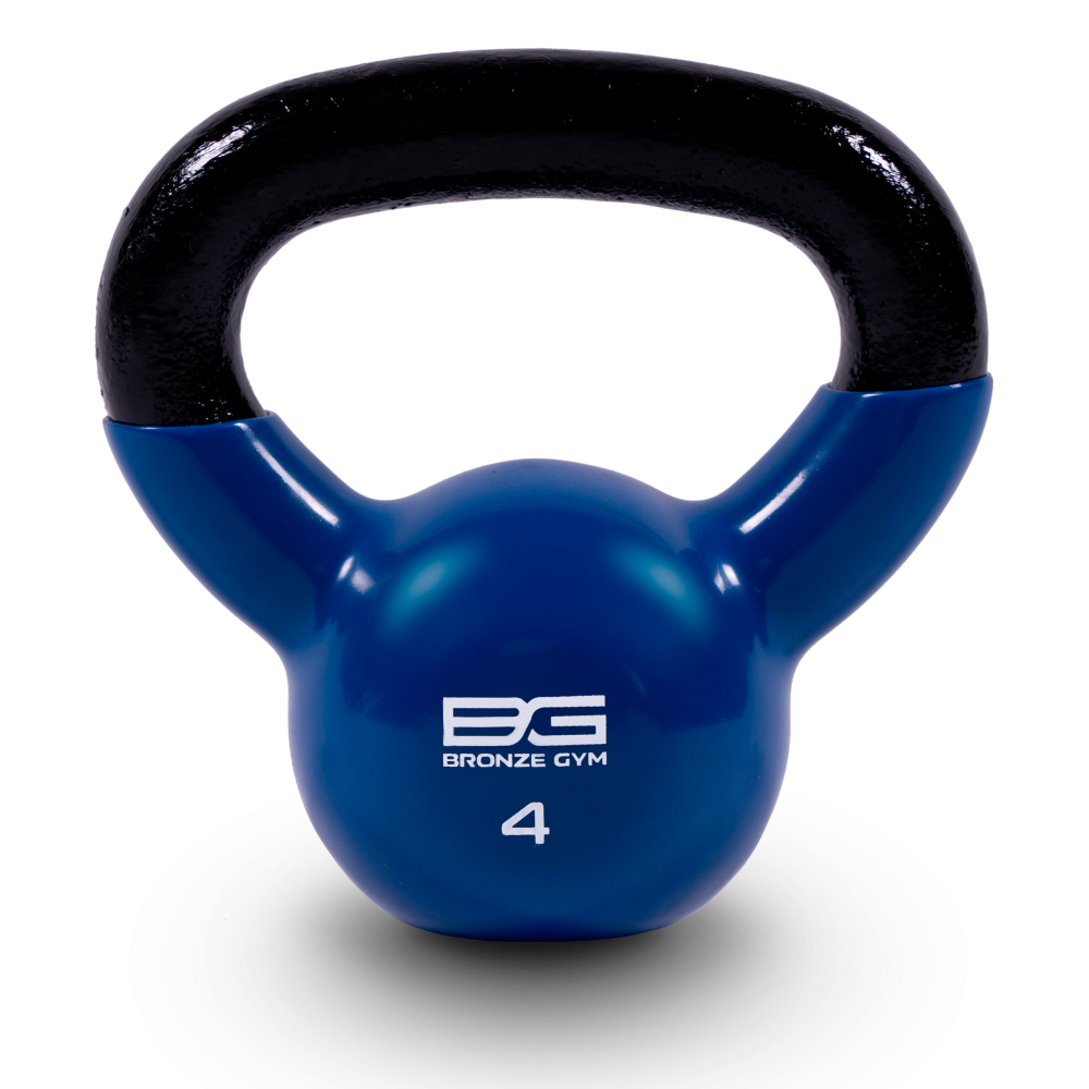 Фото Гиря BRONZE GYM в виниловой оболочке 4 кг