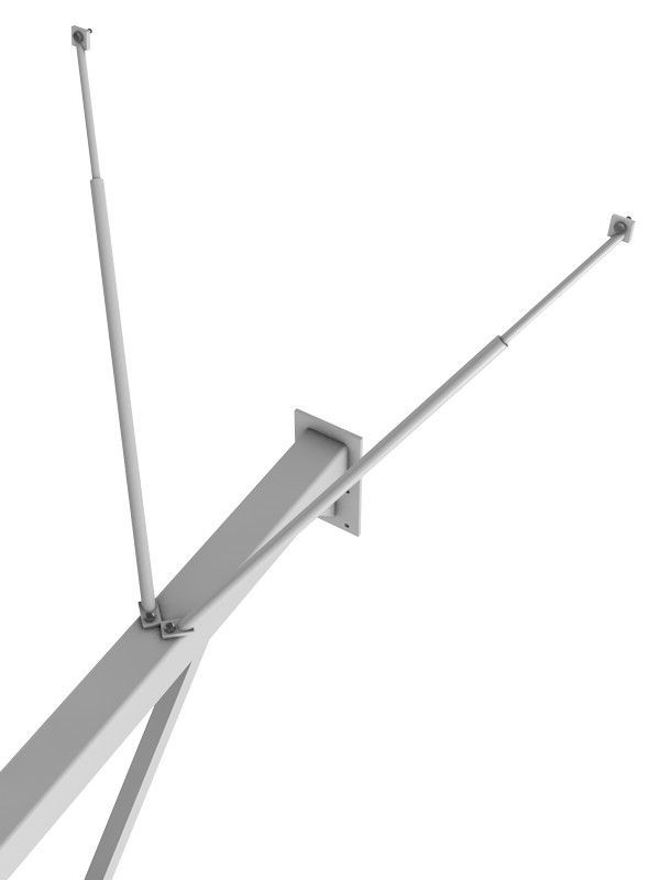 Фотографии Стойка баскетбольная стационарная. Вынос 120см.  Pioner A13452