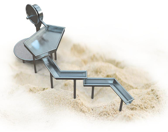 Фото Детская площадка для игр с песком и водой Венеция