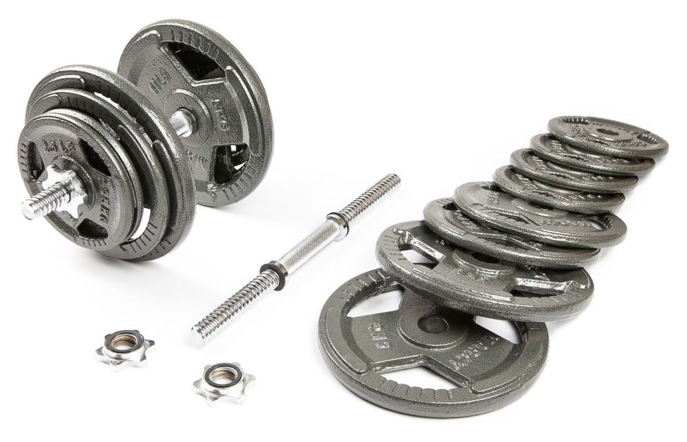 Фото Набор гантелей с железной ручкой HAMMERTONE AS 2x21,5 кг